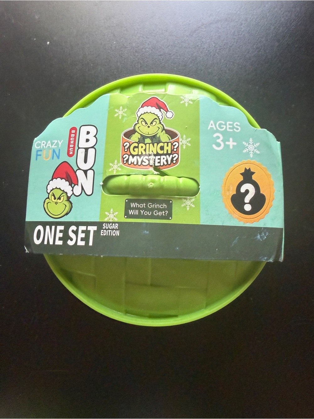 New Grinch Mystery Dumpling Christmas Holiday Dr Seuss Sugar Squishy $$ Eyes